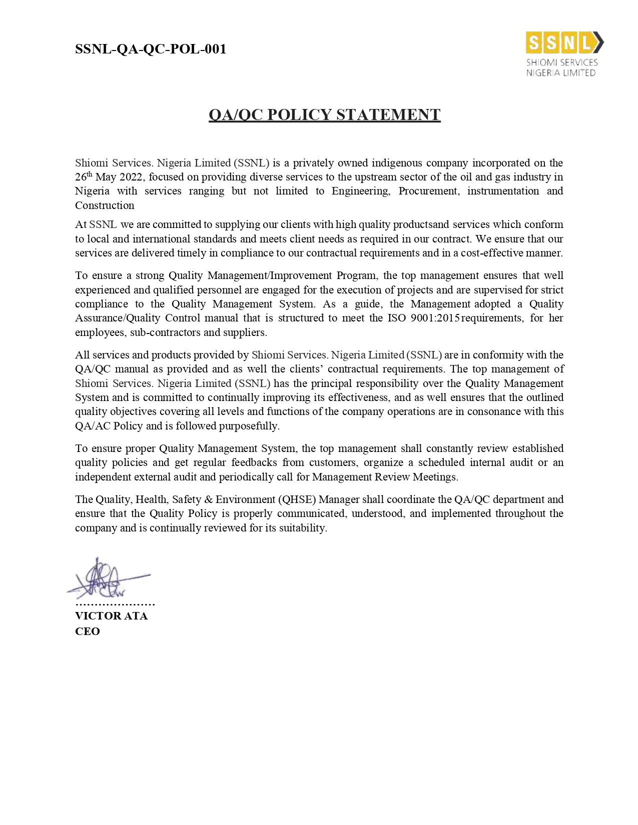 2.1a - SSNL - QA-QC POLICY STATEMENT_page-0001